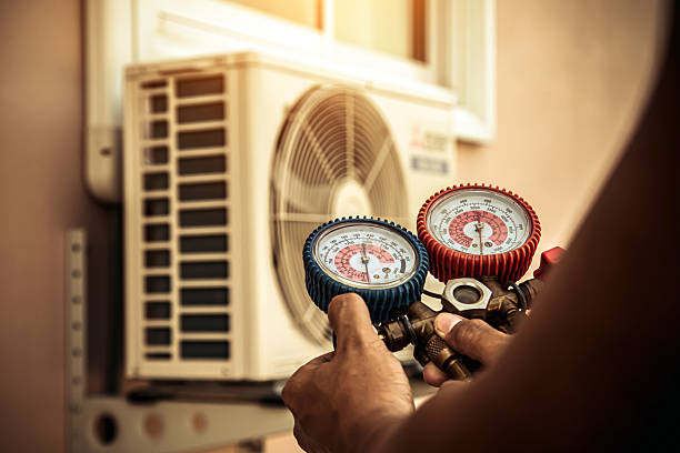 Professional Ductwork Repair technician working in Quaker Street, NY